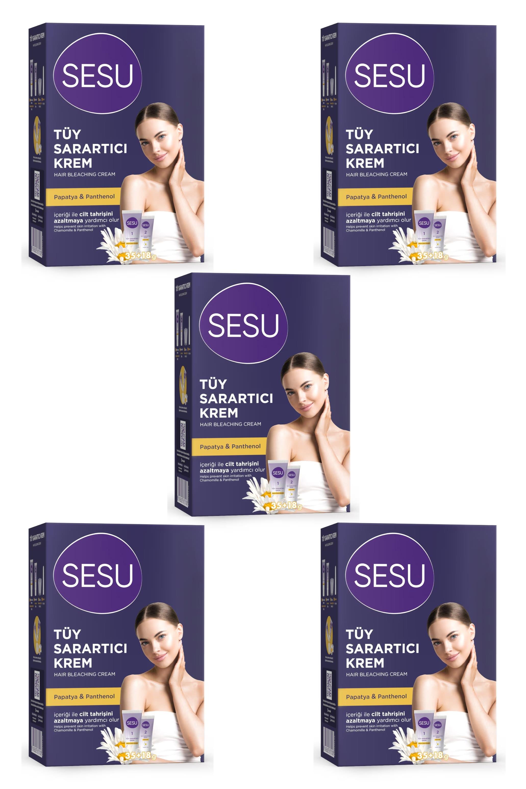 SesuSesu Tüy Sarartıcı Krem 35 gr +18 gr 5'liSesu Tüy Sarartıcı Krem 35 gr +18 gr Fiyatı ve Özellikleri | Mutlufiyatlar