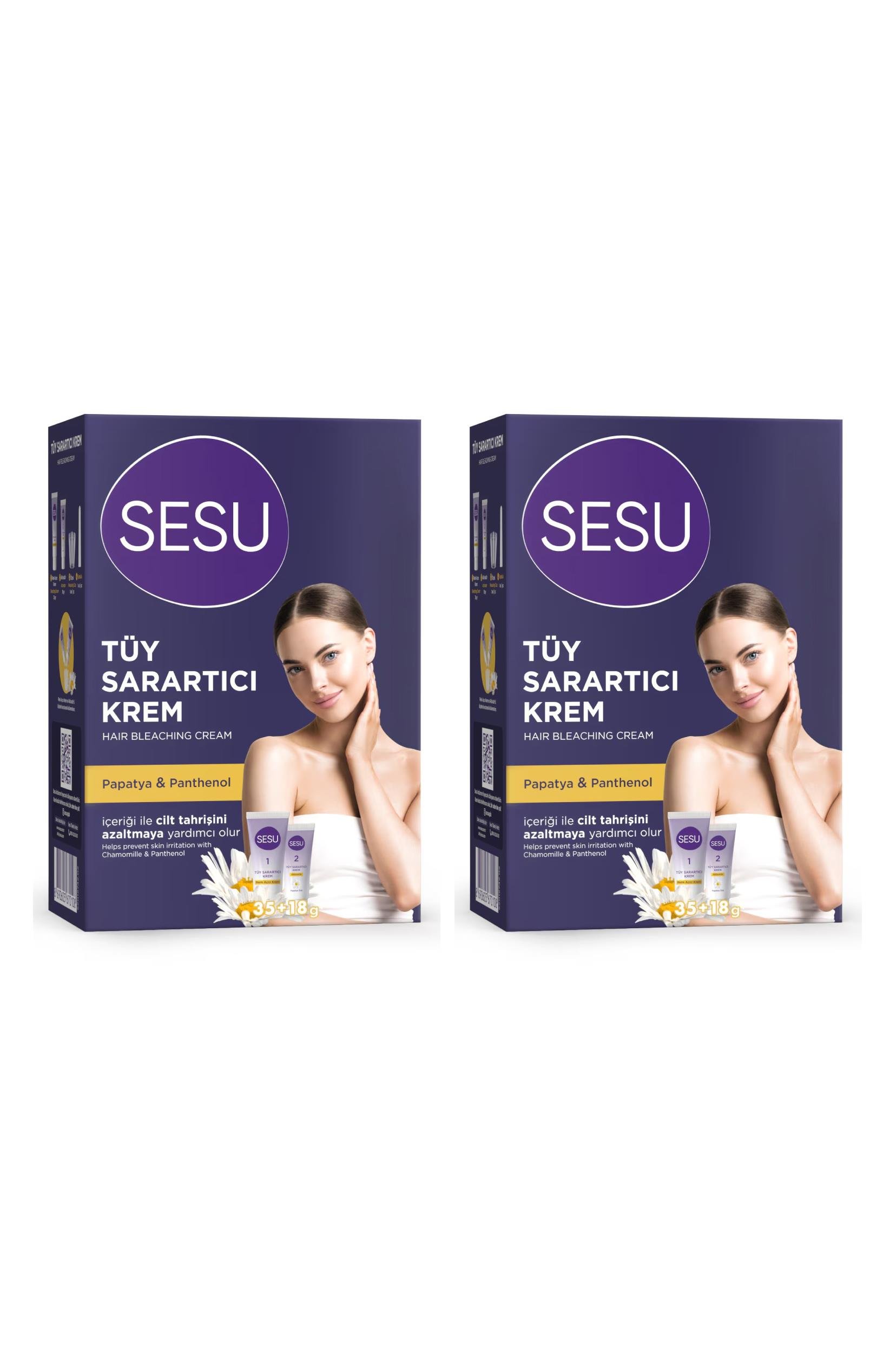 SesuSesu Tüy Sarartıcı Krem 35 gr +18 gr 2'liSesu Tüy Sarartıcı Krem 35 gr +18 gr Fiyatı ve Özellikleri | Mutlufiyatlar