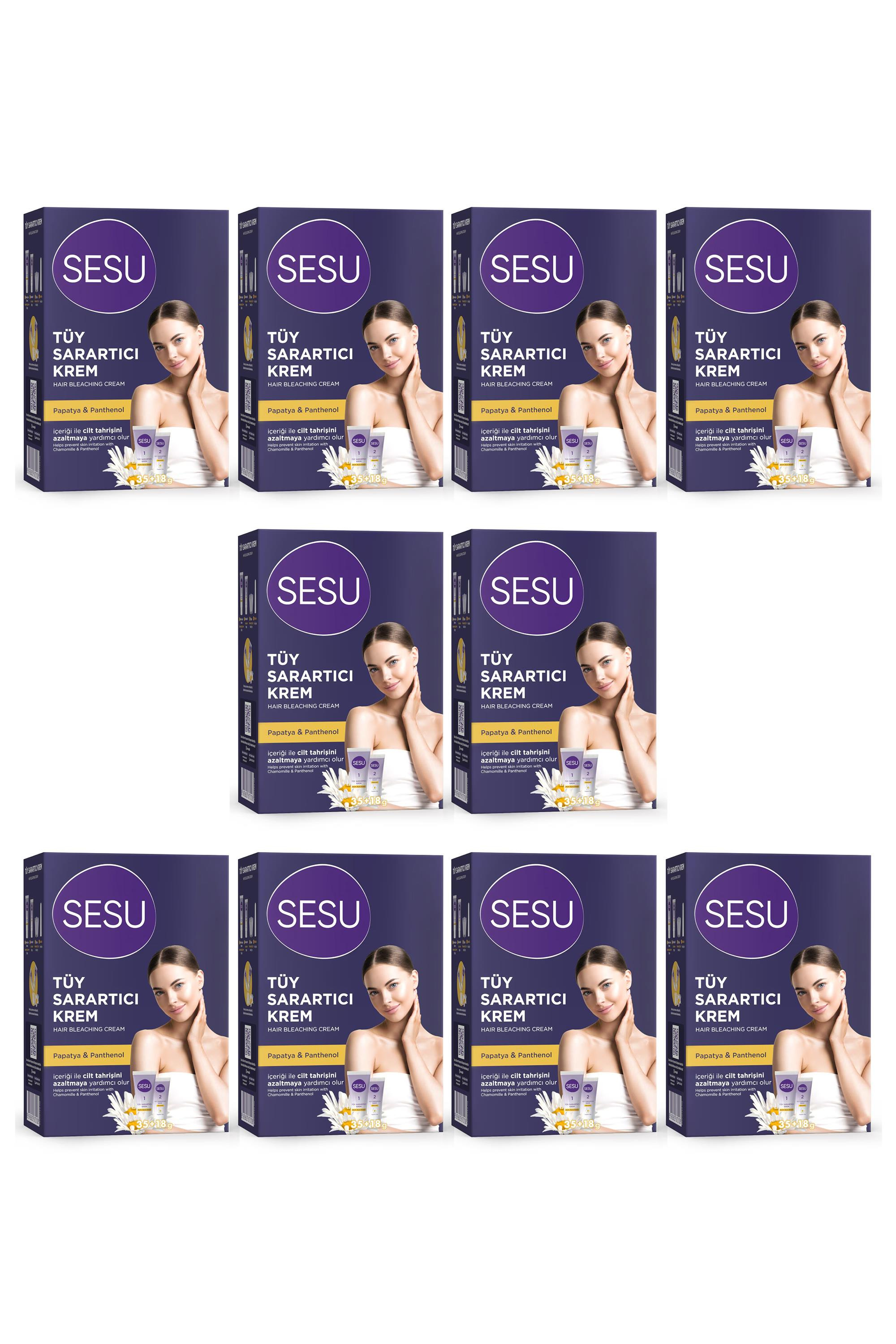 SesuSesu Tüy Sarartıcı Krem 35 gr +18 gr 10'luSesu Tüy Sarartıcı Krem 35 gr +18 gr Fiyatı ve Özellikleri | Mutlufiyatlar