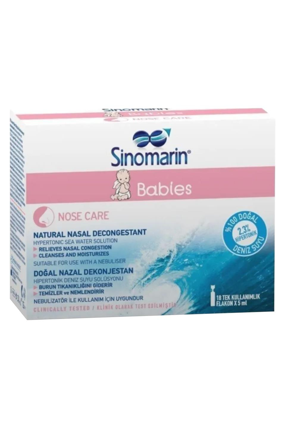 SinomarinSinomarin Deniz Suyu Bebek Serumu 18 X 5 ml FlakonSinomarin Orijinal Ürün | Hızlı Kargo | Güvenli Alışveriş
