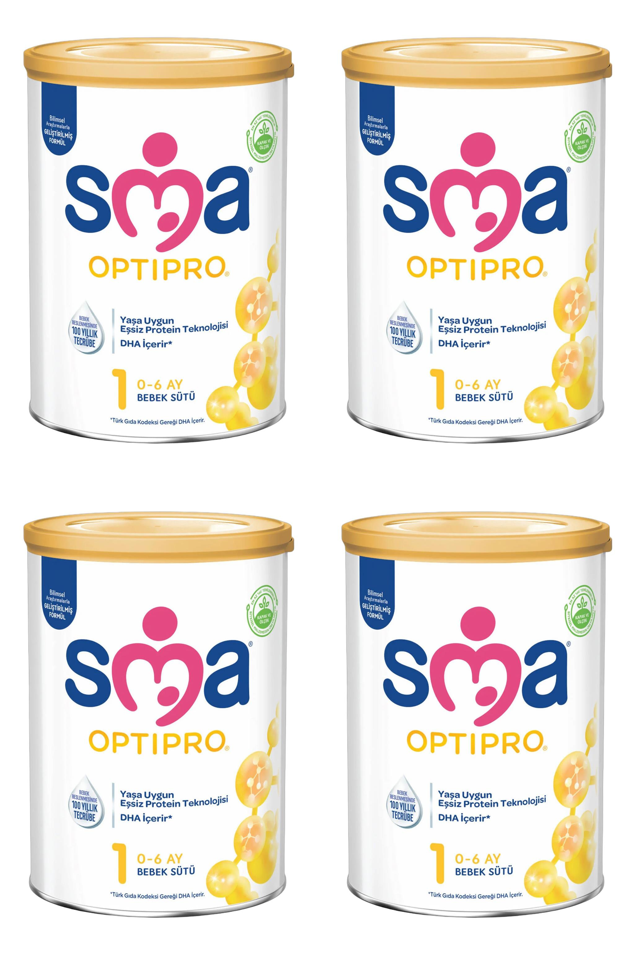 SMASMA Optipro 1 0-6 Ay Bebek Sütü 1 Paket 400 G 4'lüSMA Optipro 1 0-6 Ay Bebek Sütü 1 Paket (1 X 400 G) | Hızlı Kargo & Orijinal Ürün