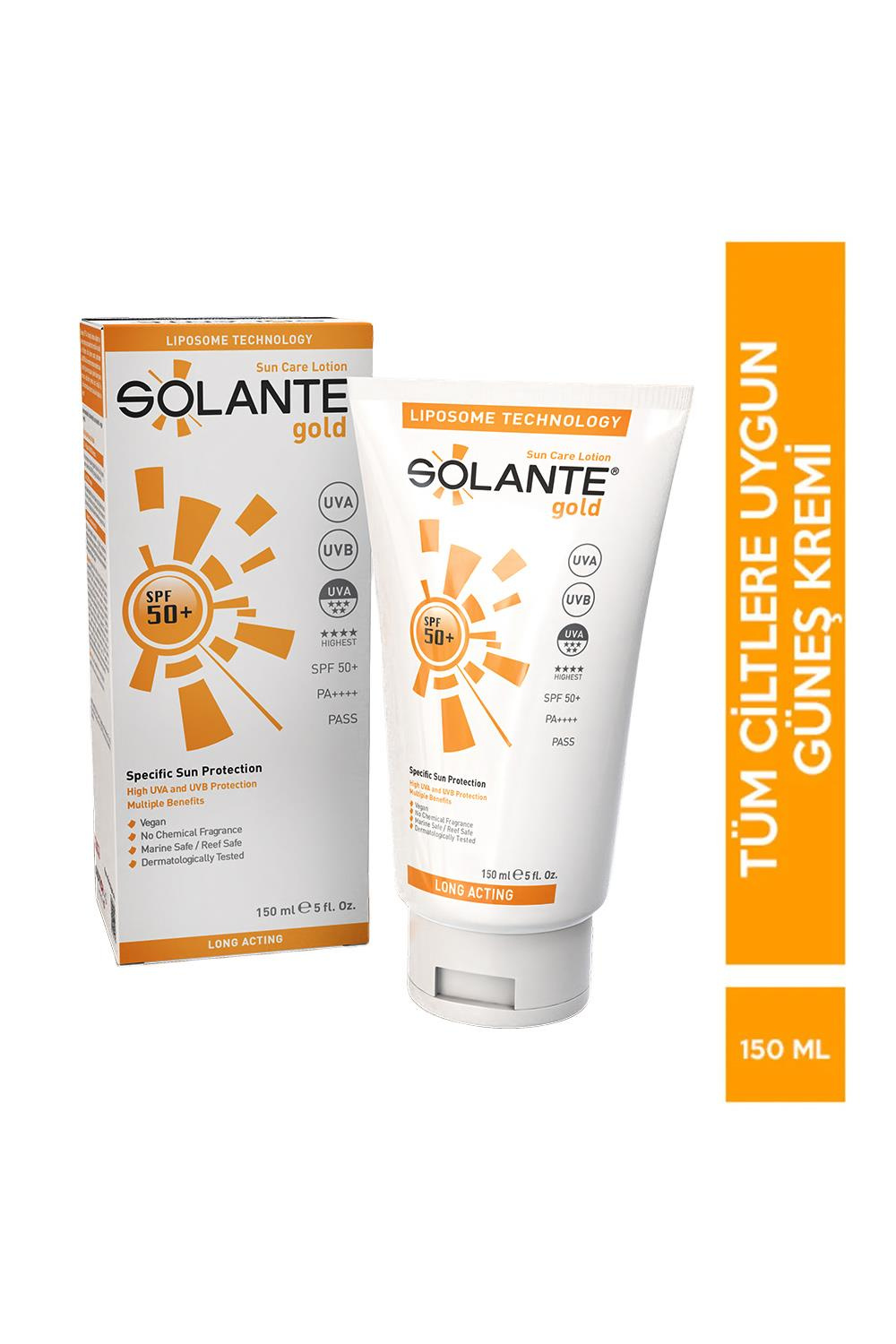 SolanteSolante Gold Güneş Losyonu SPF 50+ 150 mlSolante Gold Güneş Koruyucu Losyon SPF50+ 150 ml Fiyatı ve Özellikleri | Mutlufiyatlar