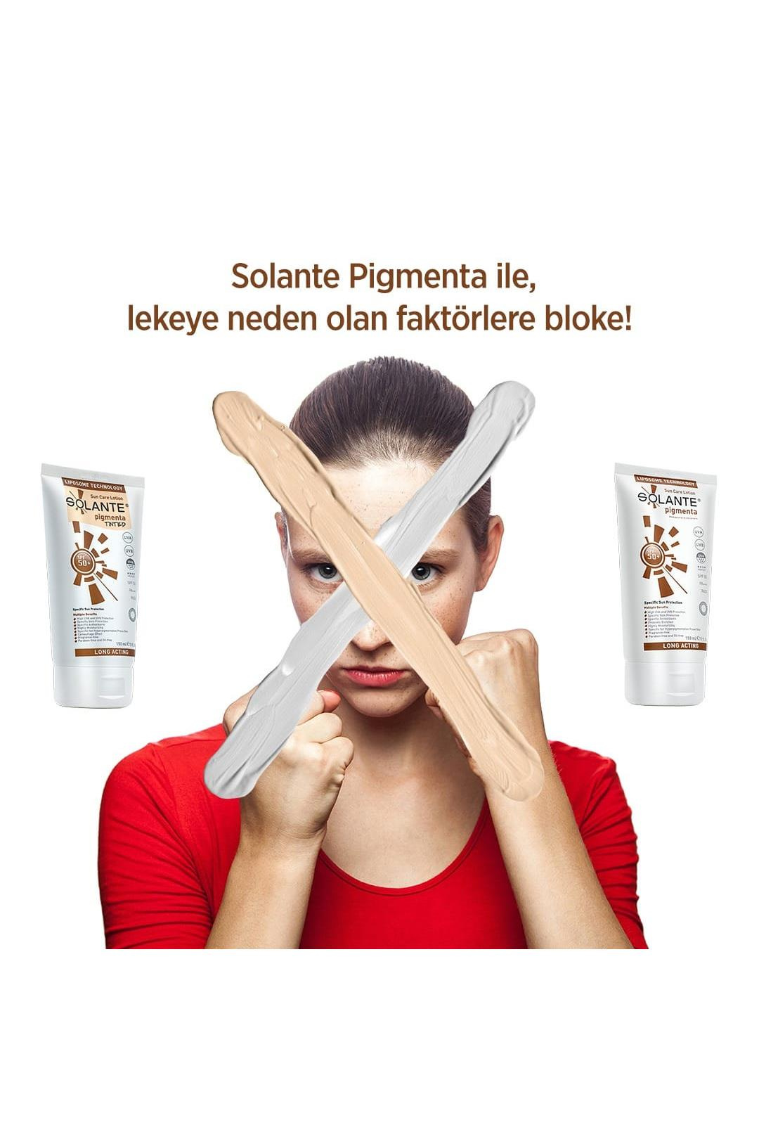 SolanteSolante Pigmenta Tinted Renkli Güneş Losyonu SPF 50+ 150 mlSolante Pigmenta Sun Care Lotion Tinted SPF50+ 150 ml Fiyatı ve Özellikleri | Mutlufiyatlar