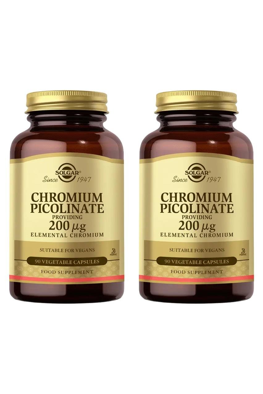 SolgarSolgar Chromium Picolinate 200 mg 90 Kapsül 2'liSolgar Chromium Picolinate 90 Kapsül Fiyatı ve Özellikleri | Mutlufiyatlar
