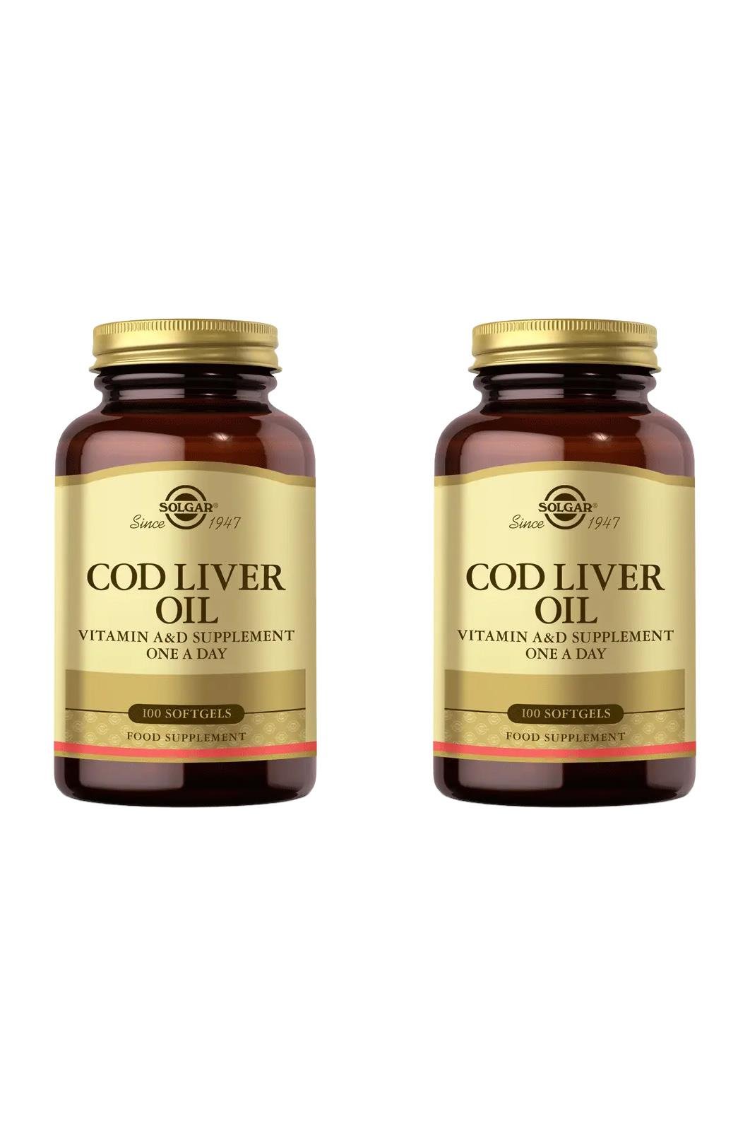 SolgarSolgar Cod Liver Oil 100 Soft Jel 2'liSolgar Cod Liver Oil 100 Kapsül Fiyatı ve Özellikleri | Mutlufiyatlar