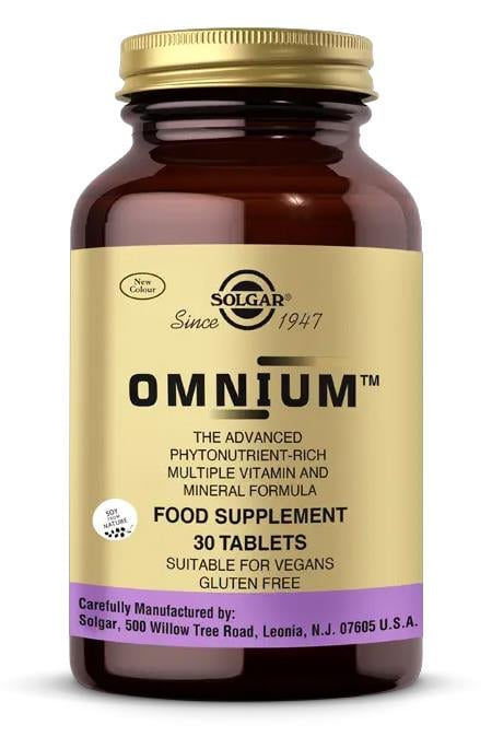 SolgarSolgar Omnium 30 TabletSolgar Omnium 30 Tablet | Geniş Spektrumlu Multivitamin