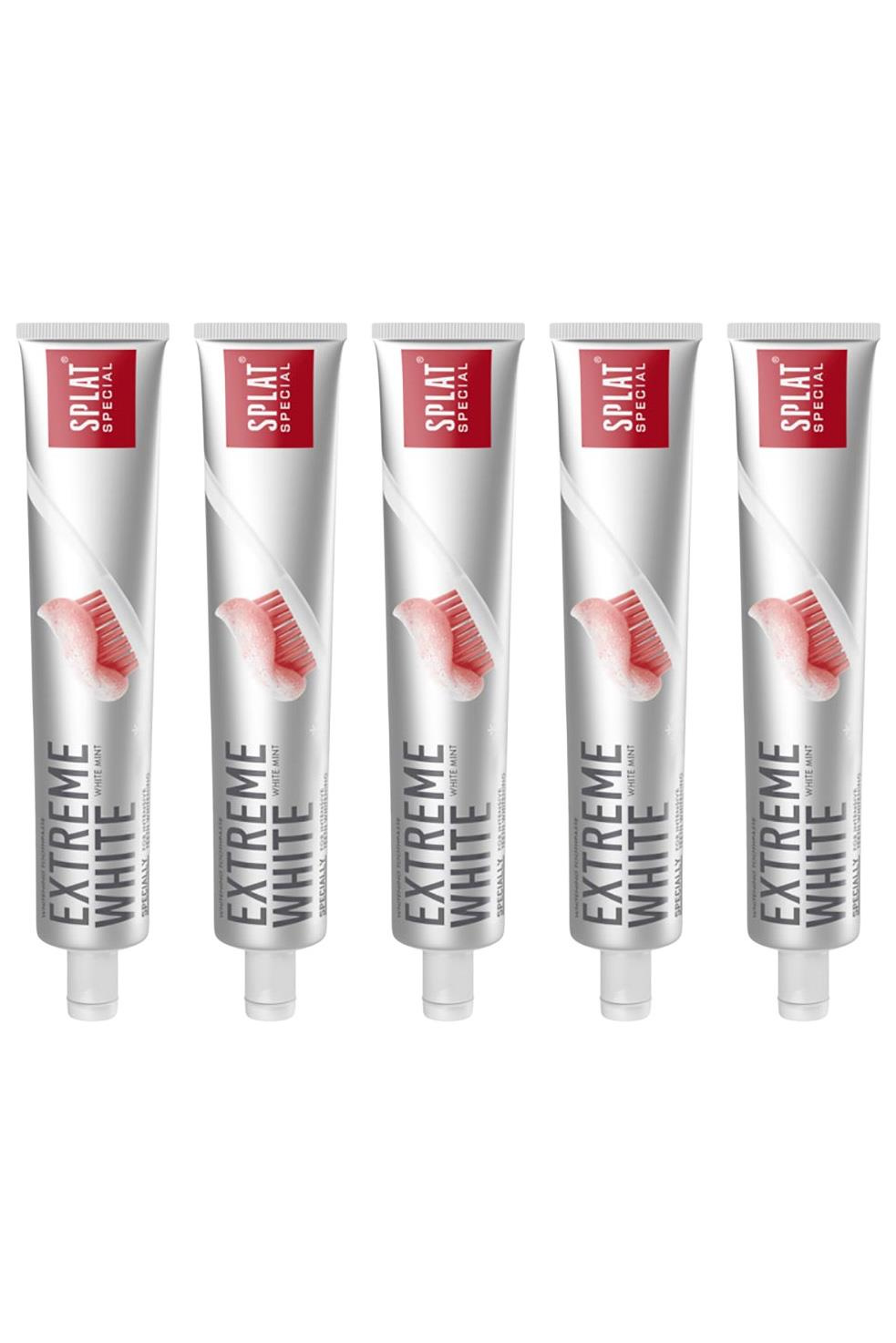 SplatSplat Special Extreme White Diş Macunu 75 ml 5'liSplat Mac Extreme White 2 Ton Beyazlaticili Dis Macunu 75 ml Fiyatı ve Özellikleri | Mutlufiyatlar