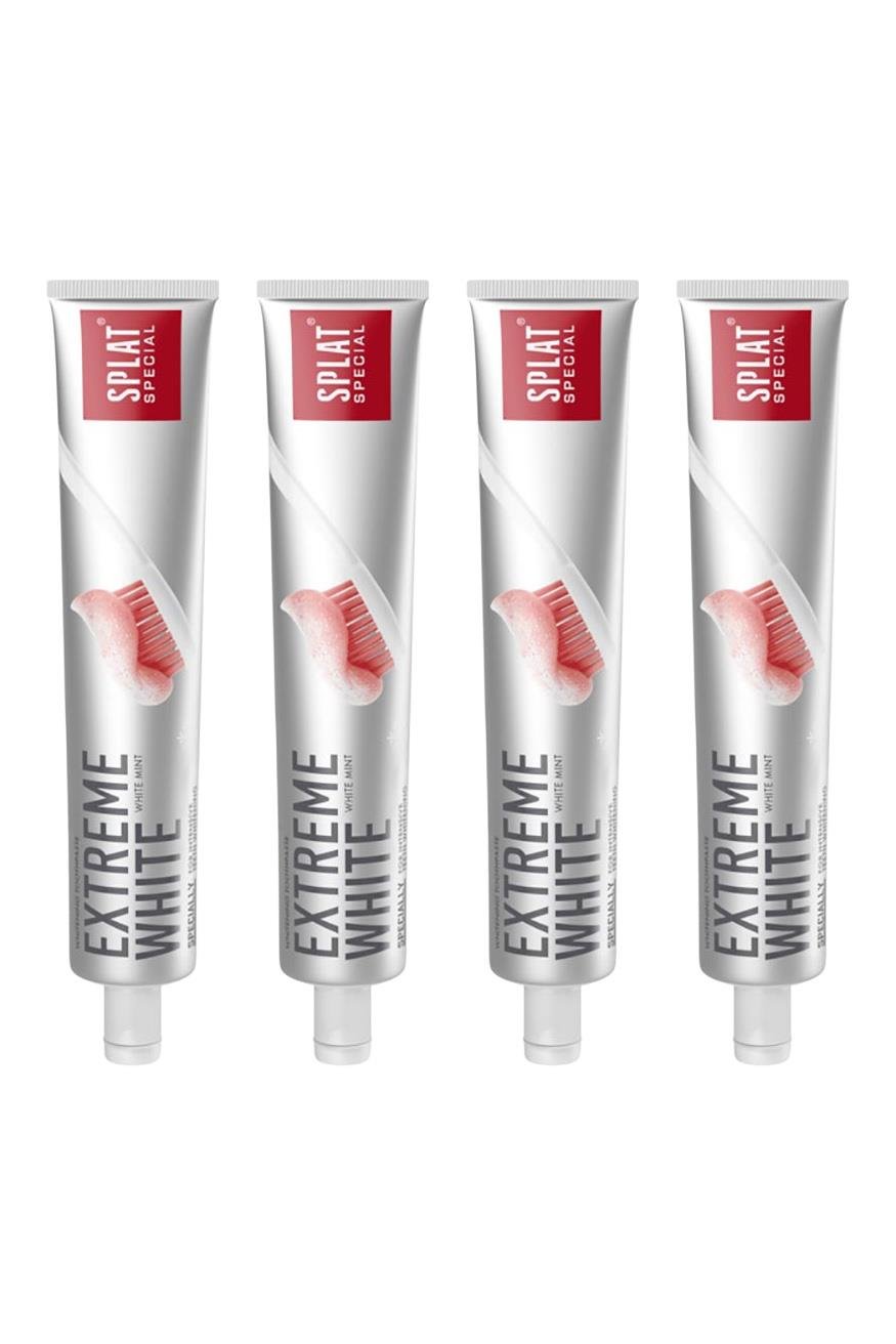 SplatSplat Special Extreme White Diş Macunu 75 ml 4'lüSplat Mac Extreme White 2 Ton Beyazlaticili Dis Macunu 75 ml Fiyatı ve Özellikleri | Mutlufiyatlar