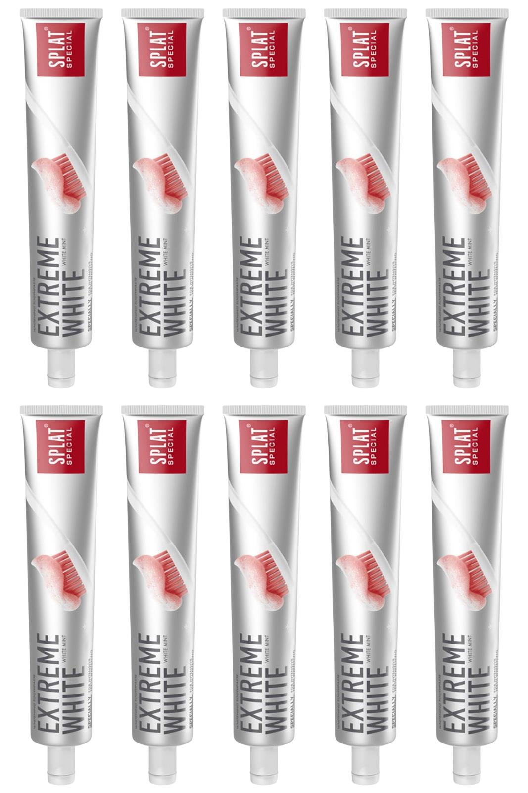 SplatSplat Special Extreme White Diş Macunu 75 ml 10'luSplat Mac Extreme White 2 Ton Beyazlaticili Dis Macunu 75 ml Fiyatı ve Özellikleri | Mutlufiyatlar