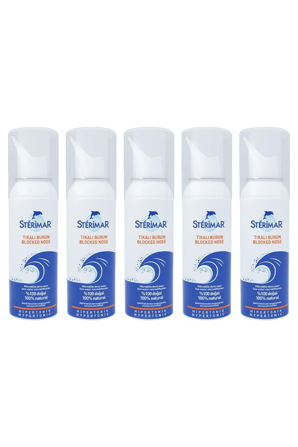 SterimarSterimar Blocked Nose Tıkalı Burun Spreyi 100 ml 5'liSterimar Blocked Nose Hipertonik 100 ml Fiyatı ve Özellikleri | Mutlufiyatlar