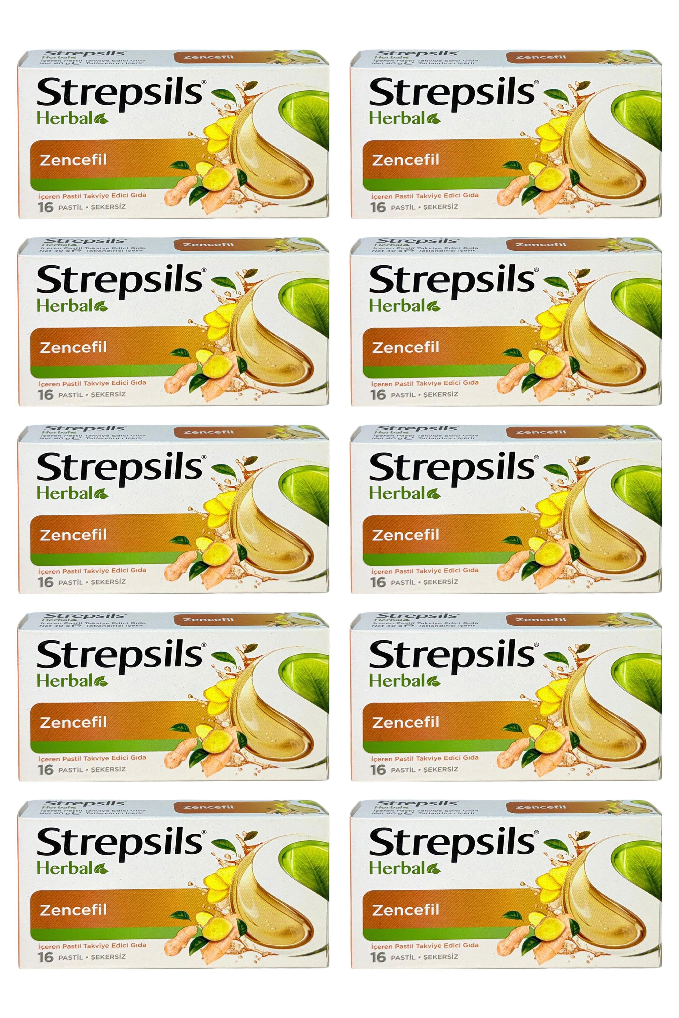 StrepsilsStrepsils Herbal Zencefil Aromalı Pastil 16 Adet 10'luStrepsils Herbal Zencefil Aromalı 16 Pastil Fiyatı ve Özellikleri | Mutlufiyatlar