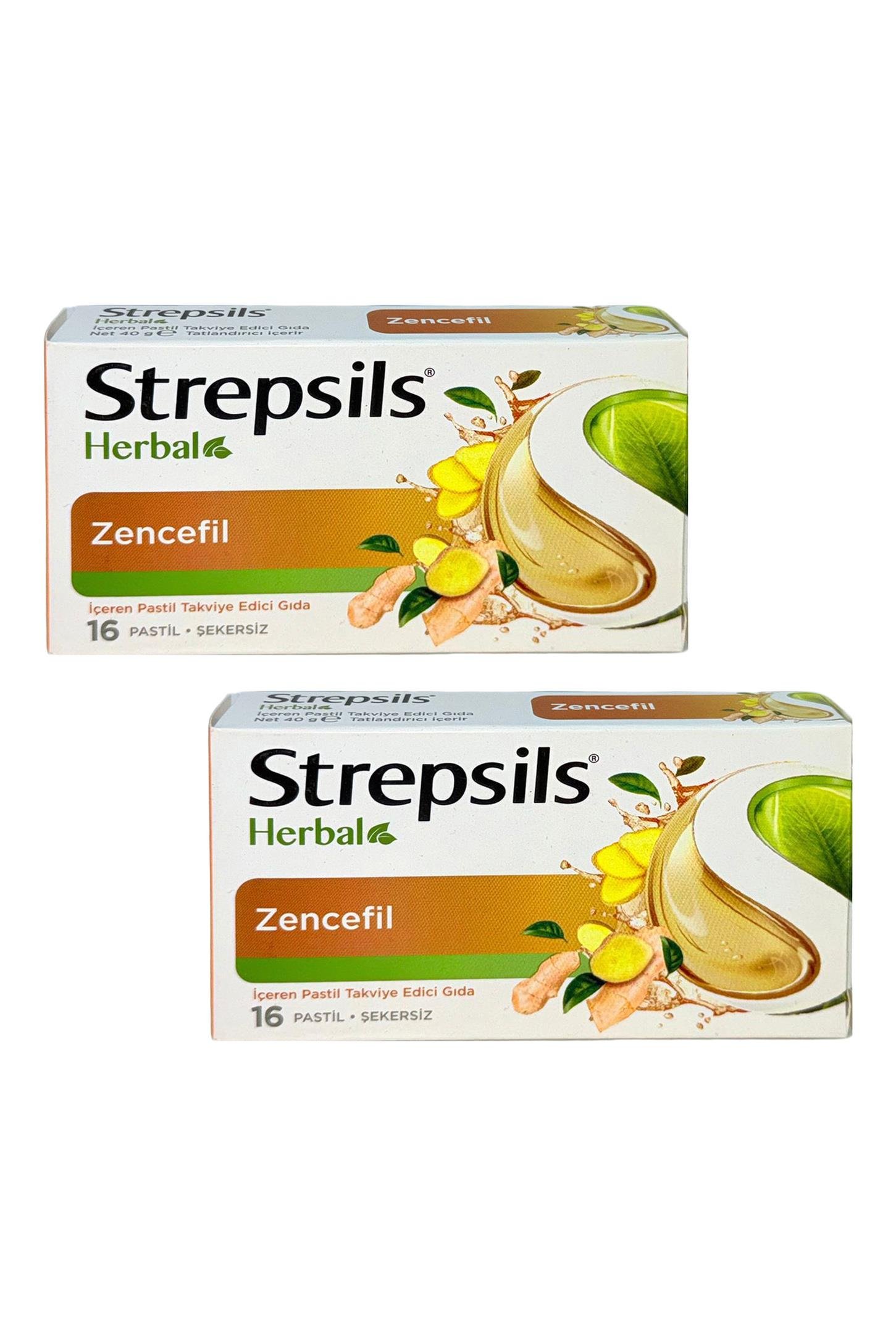 StrepsilsStrepsils Herbal Zencefil Aromalı Pastil 16 Adet 2'liStrepsils Herbal Zencefil Aromalı 16 Pastil Fiyatı ve Özellikleri | Mutlufiyatlar