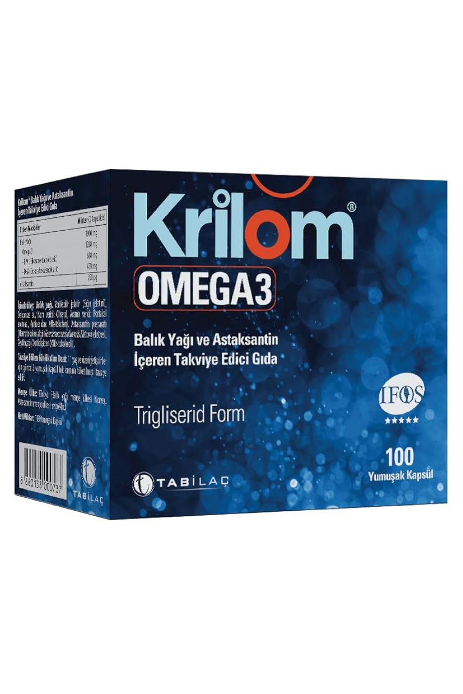 Tab İlaçKrilom Omega-3 100 Yumuşak KapsülKrilom Omega-3 100 Yumuşak Kapsül Fiyatı ve Özellikleri | Mutlufiyatlar