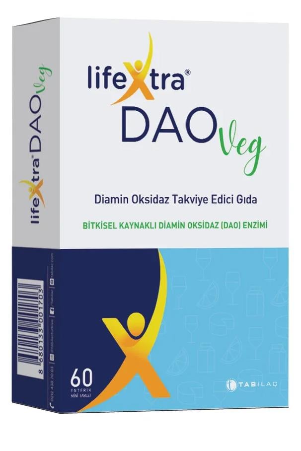Tab İlaçLifextra Dao Veg 60 TabletLifextra Dao Veg 60 Tablet Fiyatı ve Özellikleri | Mutlufiyatlar