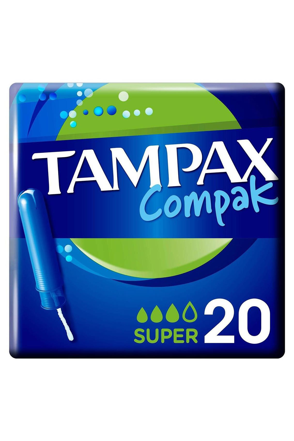 TampaxTampax Compak Tampon Süper 20 AdetTampax Compak Tampon Süper 20li Fiyatı ve Özellikleri | Mutlufiyatlar