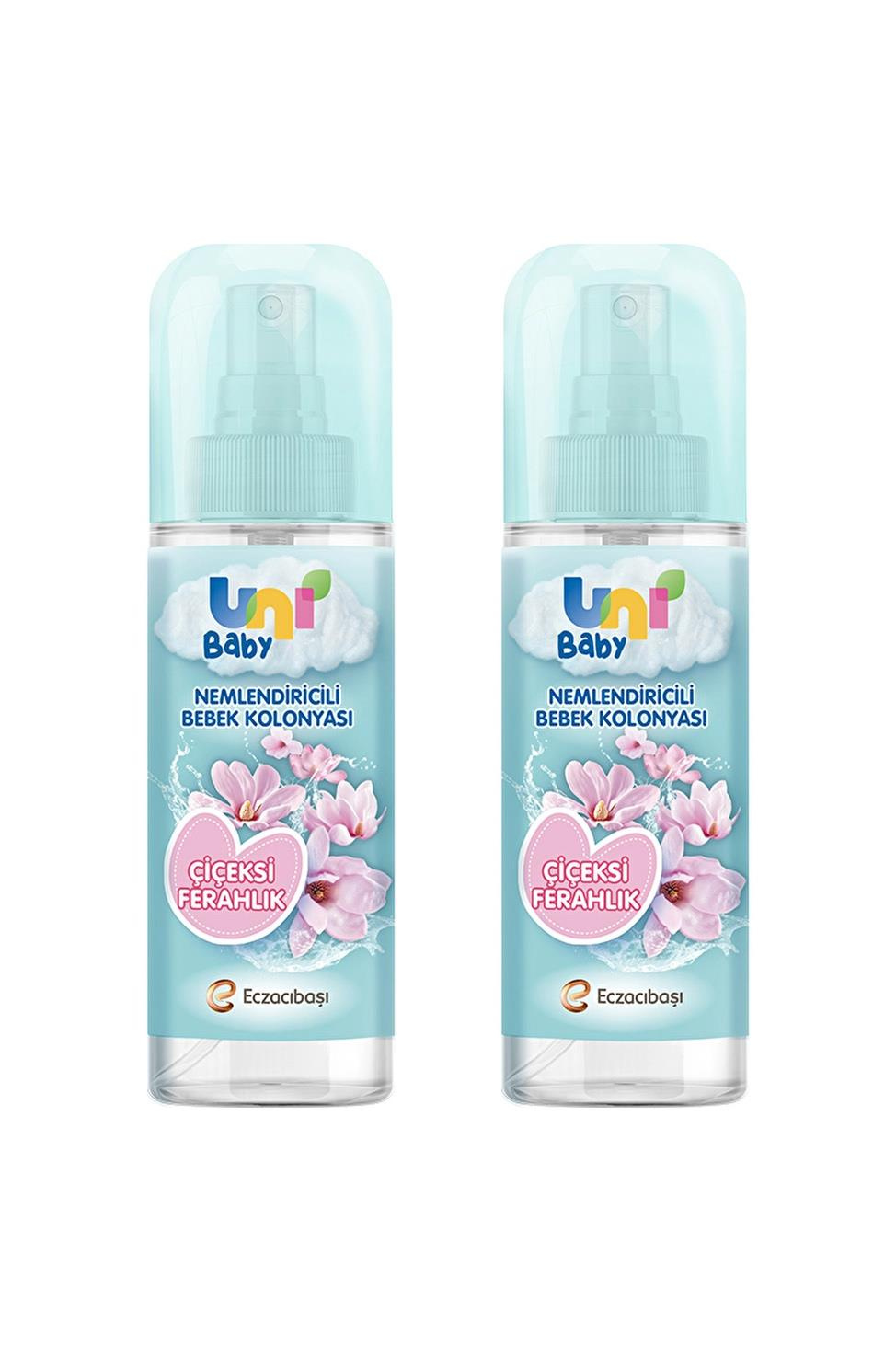 Uni BabyUni Baby Bebek Kolonyası Çiçeksi Ferahlık 150 ml 2'liUni Baby Kolonya Çiçeksi Kokular 150 ml Fiyatı ve Özellikleri | Mutlufiyatlar