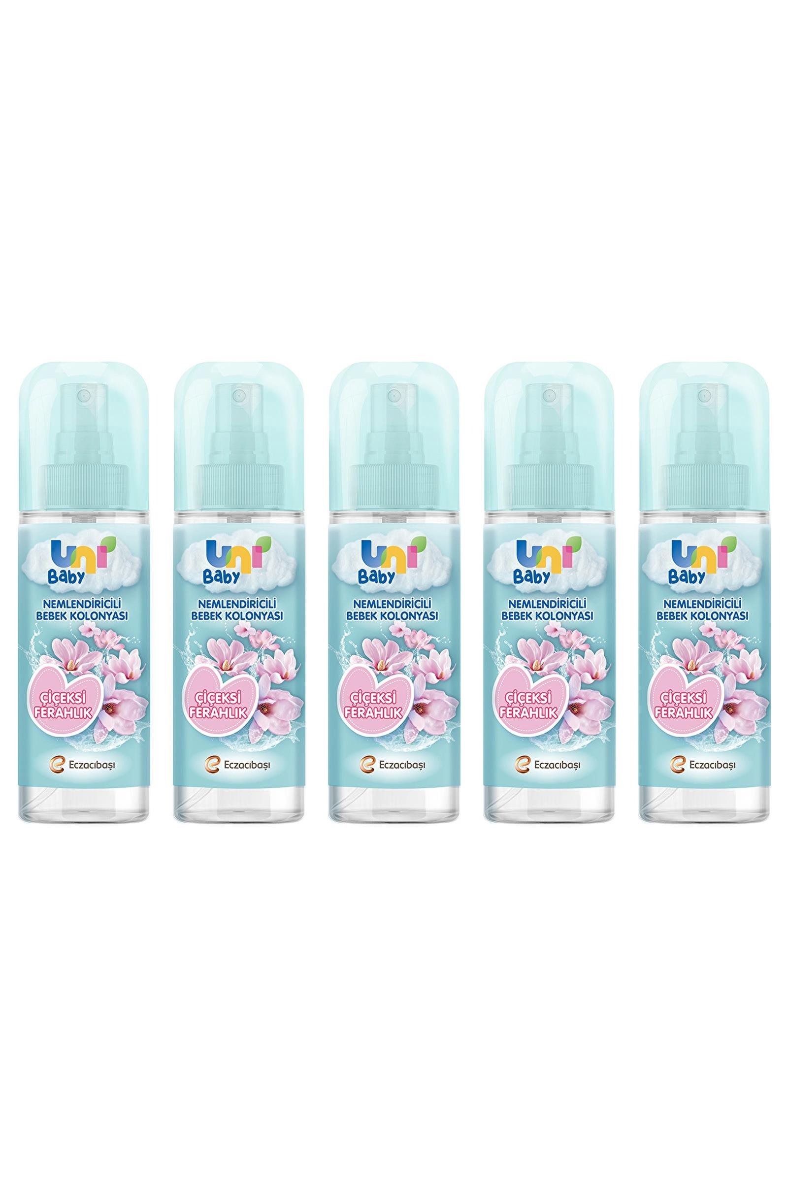 Uni BabyUni Baby Bebek Kolonyası Çiçeksi Ferahlık 150 ml 5'liUni Baby Kolonya Çiçeksi Kokular 150 ml Fiyatı ve Özellikleri | Mutlufiyatlar