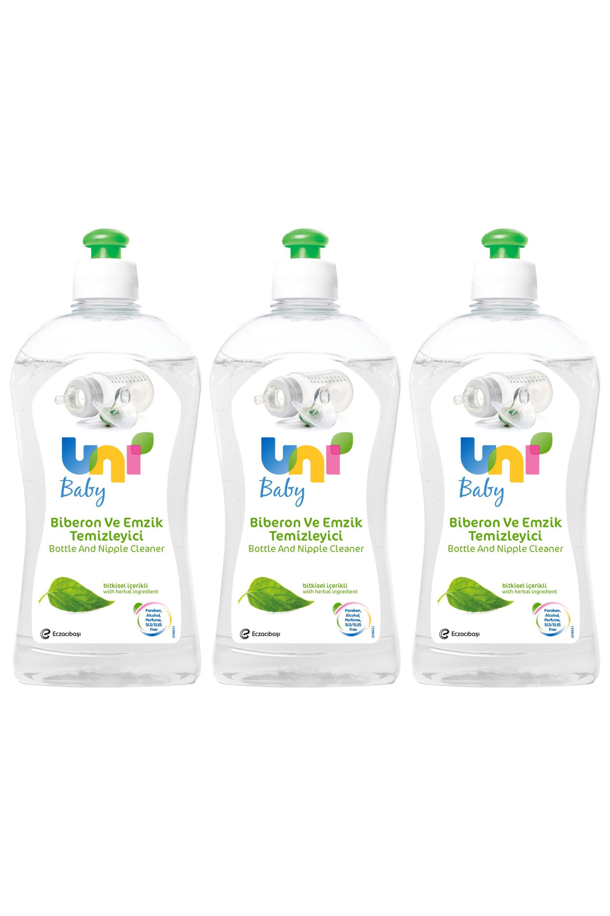 Uni BabyUni Baby Biberon ve Emzik Temizleyici 500 ml 3'lüUni Baby Biberon ve Emzik Temizleyici 500 ml Fiyatı ve Özellikleri | Mutlufiyatlar