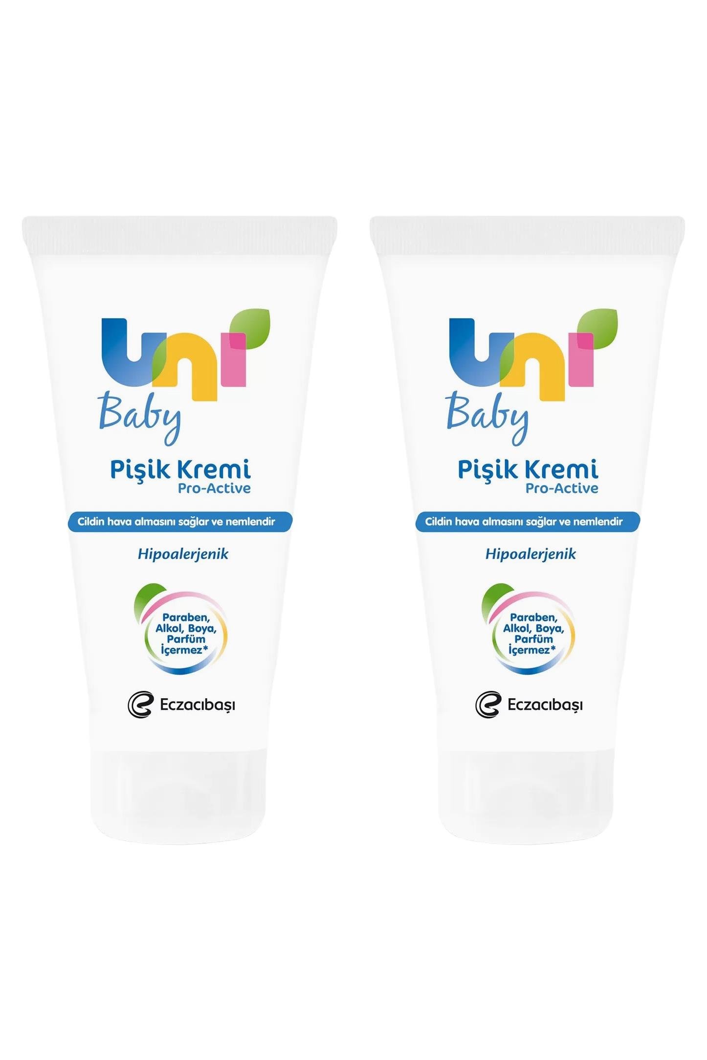 Uni BabyUni Baby Hipoalerjenik Pişik Kremi Pro Active  75 ml 2'liUni Baby Pişik Kremi Pro Active 75 ml Fiyatı ve Özellikleri | Mutlufiyatlar