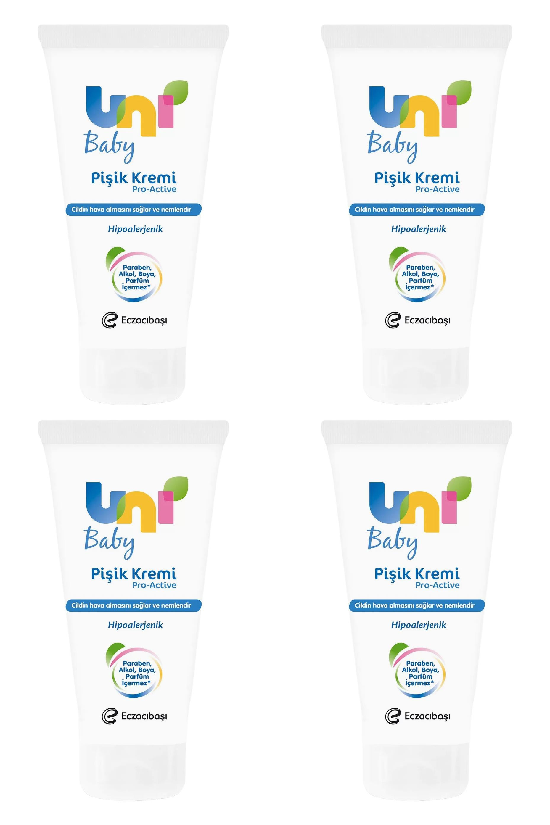 Uni BabyUni Baby Hipoalerjenik Pişik Kremi Pro Active  75 ml 4'lüUni Baby Pişik Kremi Pro Active 75 ml Fiyatı ve Özellikleri | Mutlufiyatlar