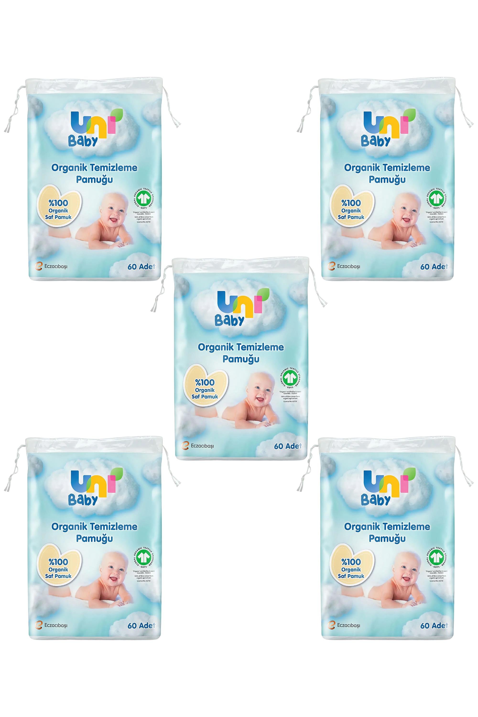 Uni BabyUni Baby Organik Temizleme Pamuğu 60 Adet 5'liUni Baby Organik Temizleme Pamuğu 60lı Fiyatı ve Özellikleri | Mutlufiyatlar