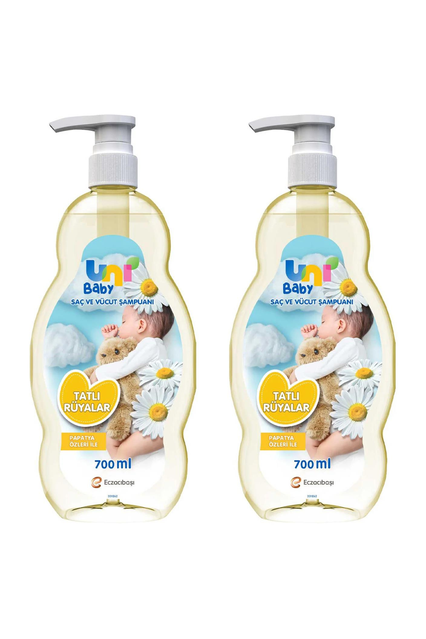 Uni BabyUni Baby Saç Ve Vücut Şampuan 700 ml 2'liUni Baby Tatlı Rüyalar Şampuan 700 ml Fiyatı ve Özellikleri | Mutlufiyatlar