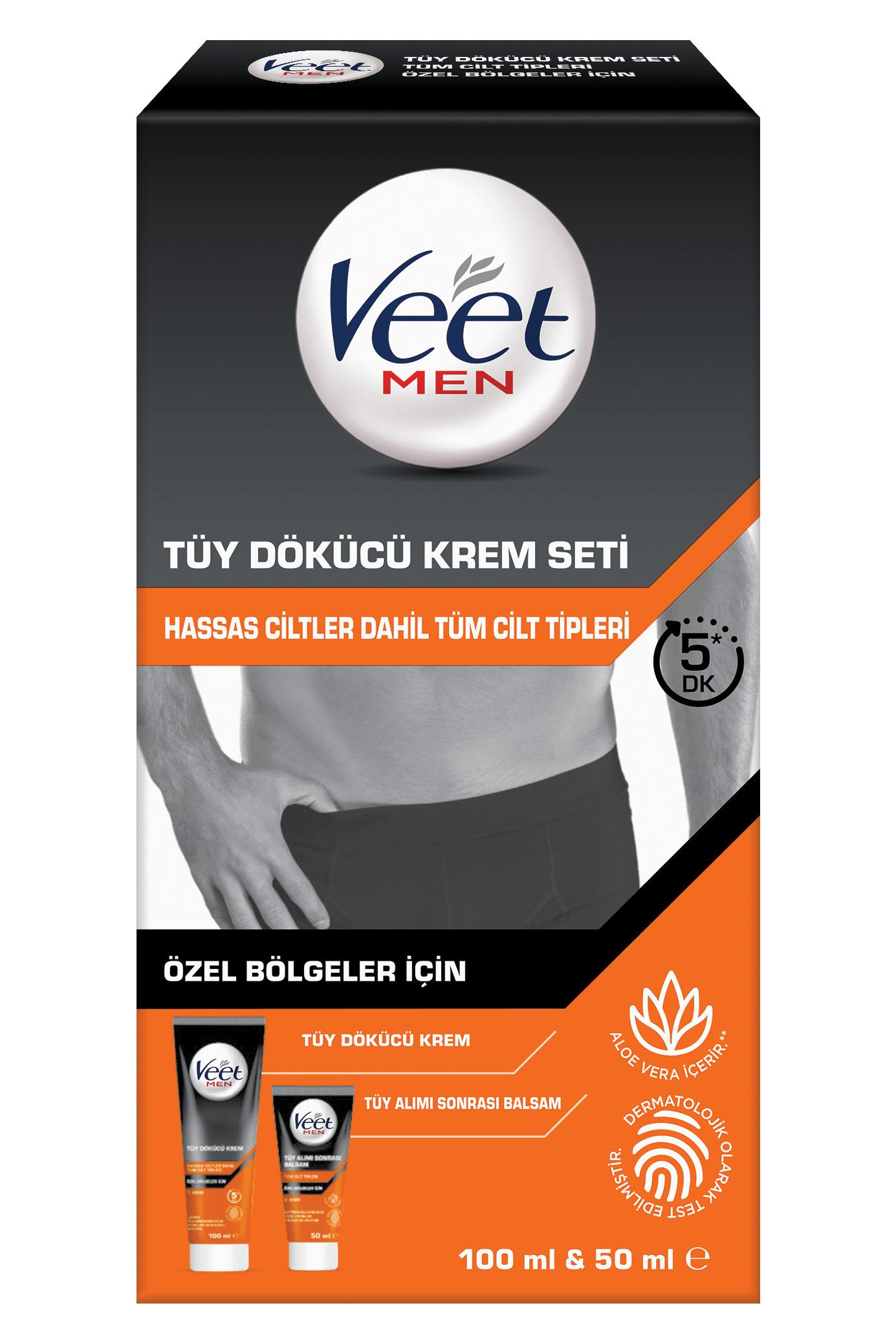 VeetVeet Men Tüy Dökücü Krem Seti Tüm Cilt Tipleri İçin 100 ml Krem+ 50 ml BalsamVeet Men Tüy Dökücü Krem Seti 100 ml + 50 ml Fiyatı ve Özellikleri | Mutlufiyatlar