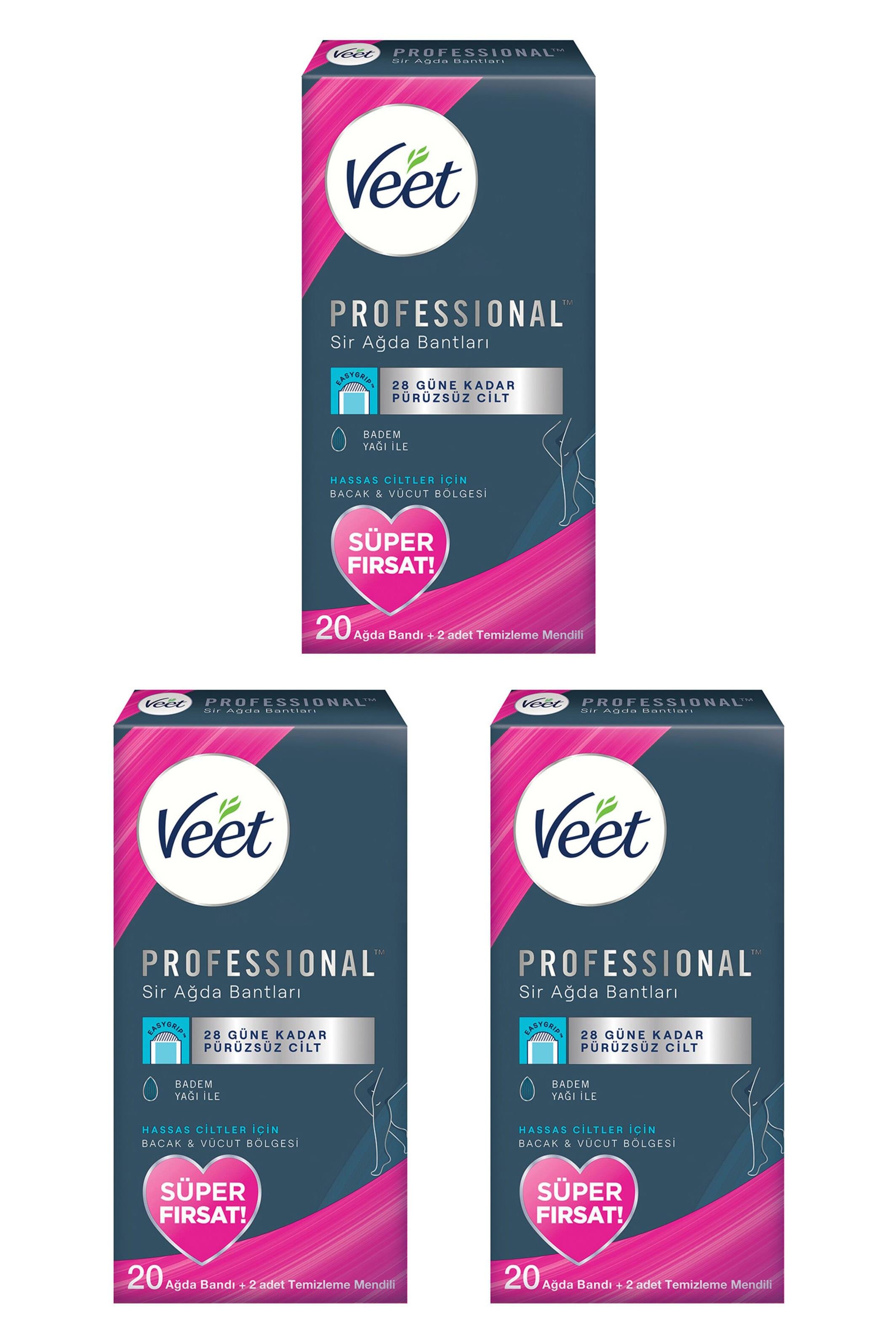 VeetVeet Professional Sir Ağda Bandı Hassas Ciltler İçin Bacak Ve Vücut Bölgesi 20 Adet 3'lüVeet Hassas Ciltler İçin Sir Ağda Bandı 20li Fiyatı ve Özellikleri | Mutlufiyatlar