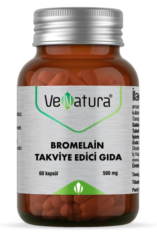 VenaturaVenatura Bromelain Takviye Edici Gıda 60 KapsülVenatura Bromelain 60 Kapsül Fiyatı ve Özellikleri | Mutlufiyatlar