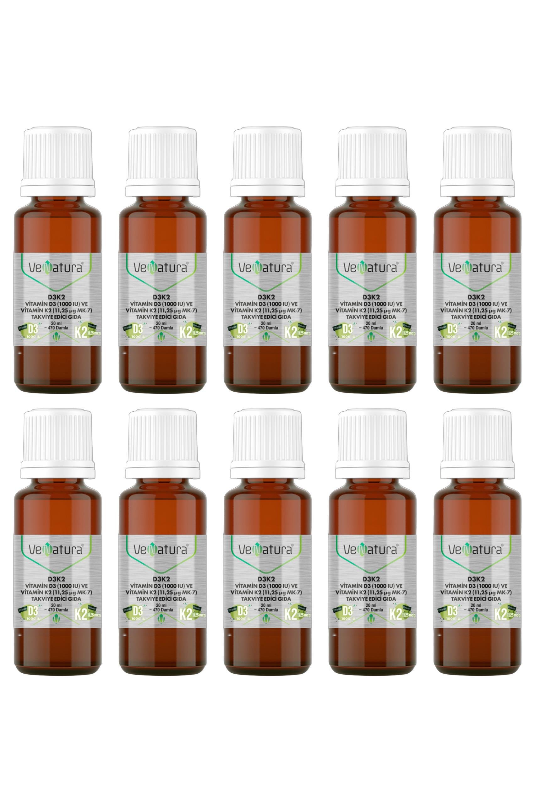 VenaturaVenatura D3K2 Vitamin D3 Ve Vitamin K2(11.25 mg MK-7) Takviye Edici Gıda 20 ml 10'luVenatura D3K2 Vitamin D3 1000 IU ve Vitamin K2 11,25 mcg MK-7 Takviye Edici Gıda 20 ml Fiyatı ve Özellikleri | Mutlufiyatlar