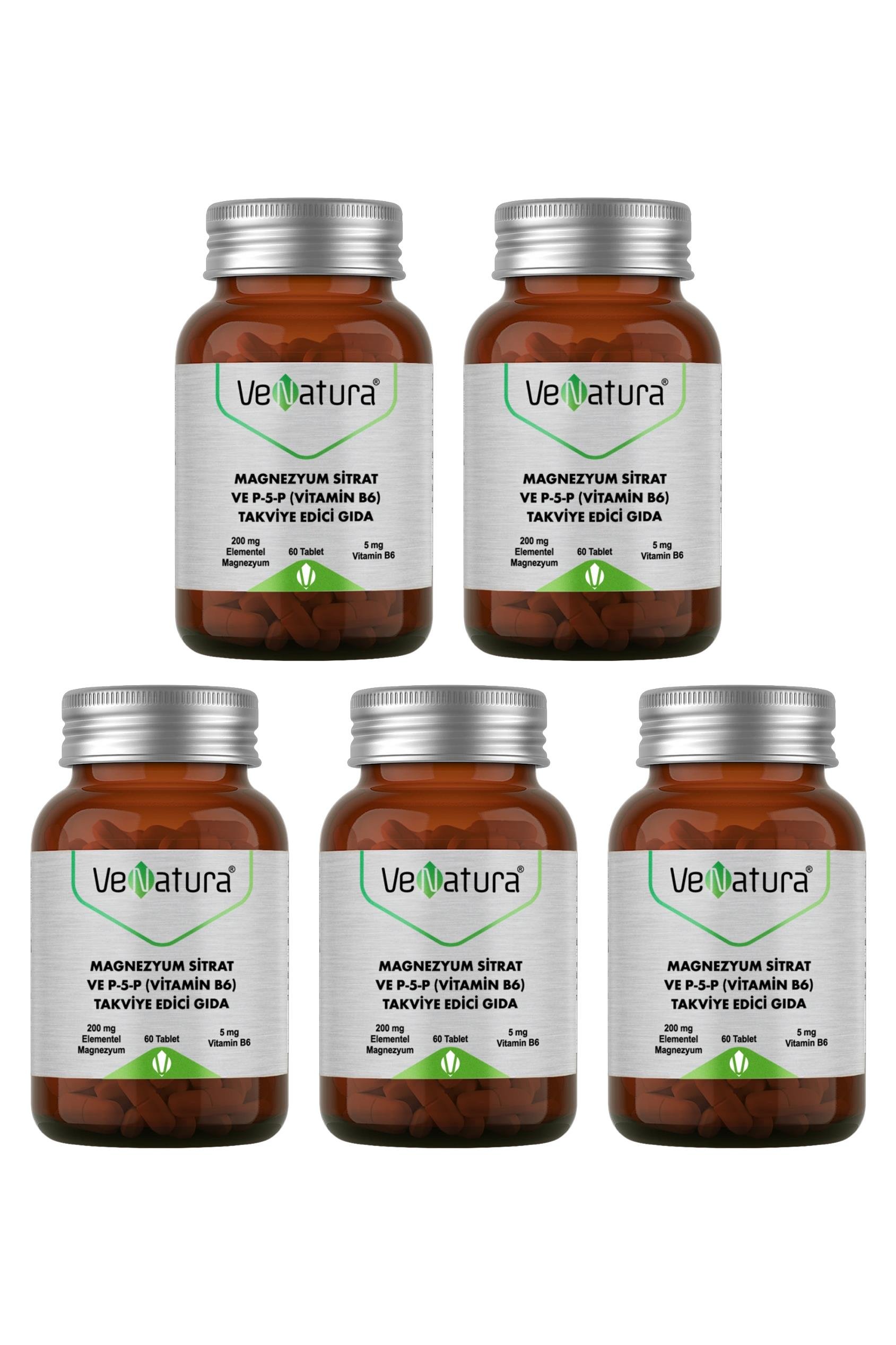 VenaturaVenatura Magnezyum Sitrat ve P-5-P (Vitamin B6) Takviye Edici Gıda 60 Tablet 5'liVenatura Magnezyum Sitrat ve P-5-P (Vitamin B6) 60 Tablet Fiyatı ve Özellikleri | Mutlufiyatlar