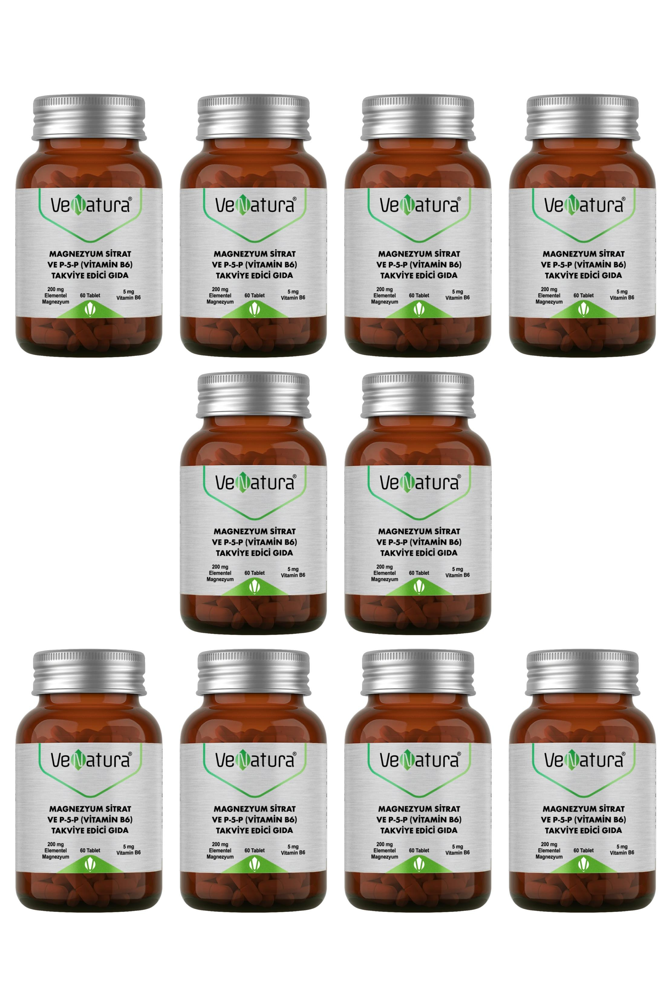 VenaturaVenatura Magnezyum Sitrat ve P-5-P (Vitamin B6) Takviye Edici Gıda 60 Tablet 10'luVenatura Magnezyum Sitrat ve P-5-P (Vitamin B6) 60 Tablet Fiyatı ve Özellikleri | Mutlufiyatlar