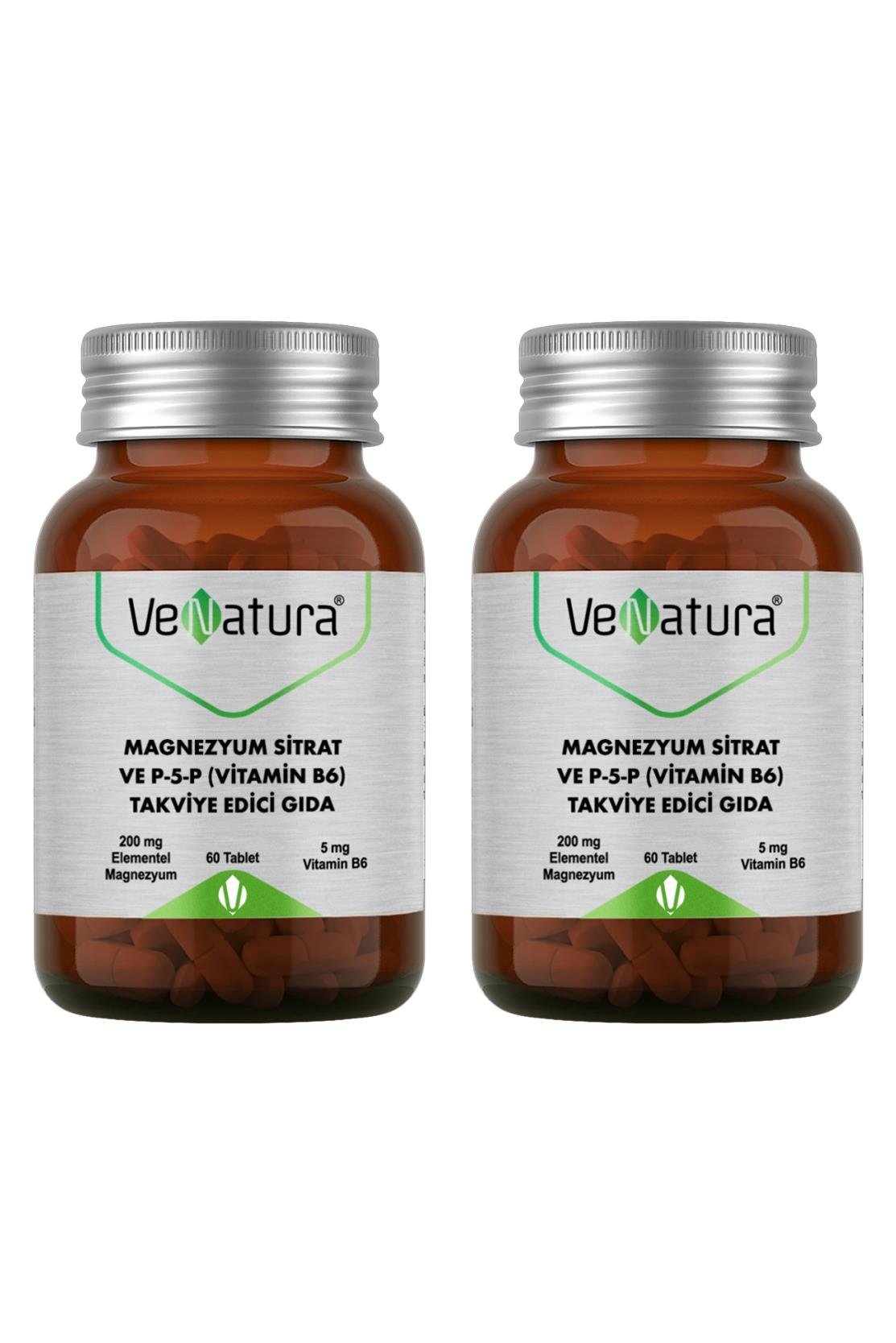 VenaturaVenatura Magnezyum Sitrat ve P-5-P (Vitamin B6) Takviye Edici Gıda 60 Tablet 2'liVenatura Magnezyum Sitrat ve P-5-P (Vitamin B6) 60 Tablet Fiyatı ve Özellikleri | Mutlufiyatlar