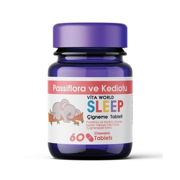 Vita WorldVita World Passiflora Sleep 60 Çiğneme TabletVita World Passiflora Sleep 60 Çiğneme Tablet Fiyatı ve Özellikleri