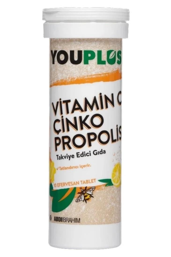 YouplusYouplus Vitamin C Çinko Propolis 20 Efervesan TabletYouplus Vitamin C Çinko Propolis 20 Efervesan Tablet Fiyatı ve Özellikleri | Mutlufiyatlar