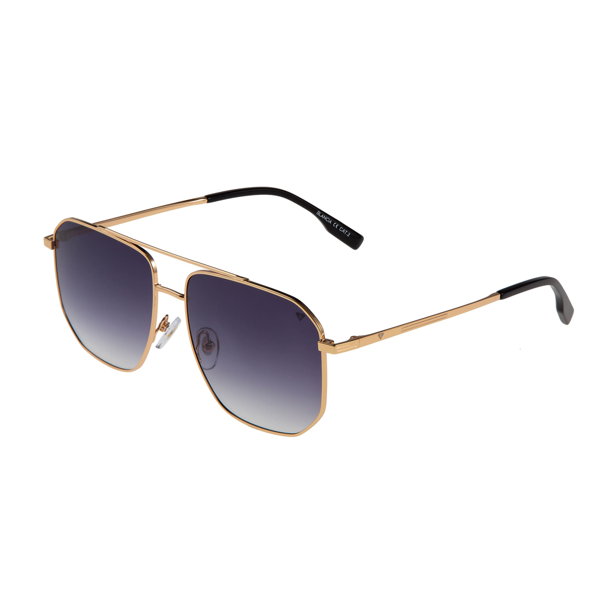 Blancia Milano BC 1250 C2 Gold Geometrik Erkek Güneş Gözlüğü | Brandeyes
