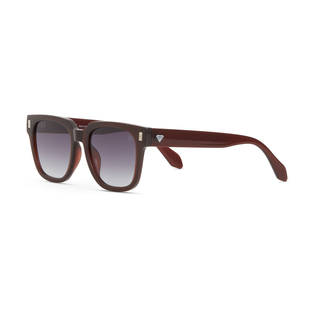 Blancia Milano BC 1307 C2 Bordo Dikdörtgen Erkek Güneş Gözlüğü | Brandeyes