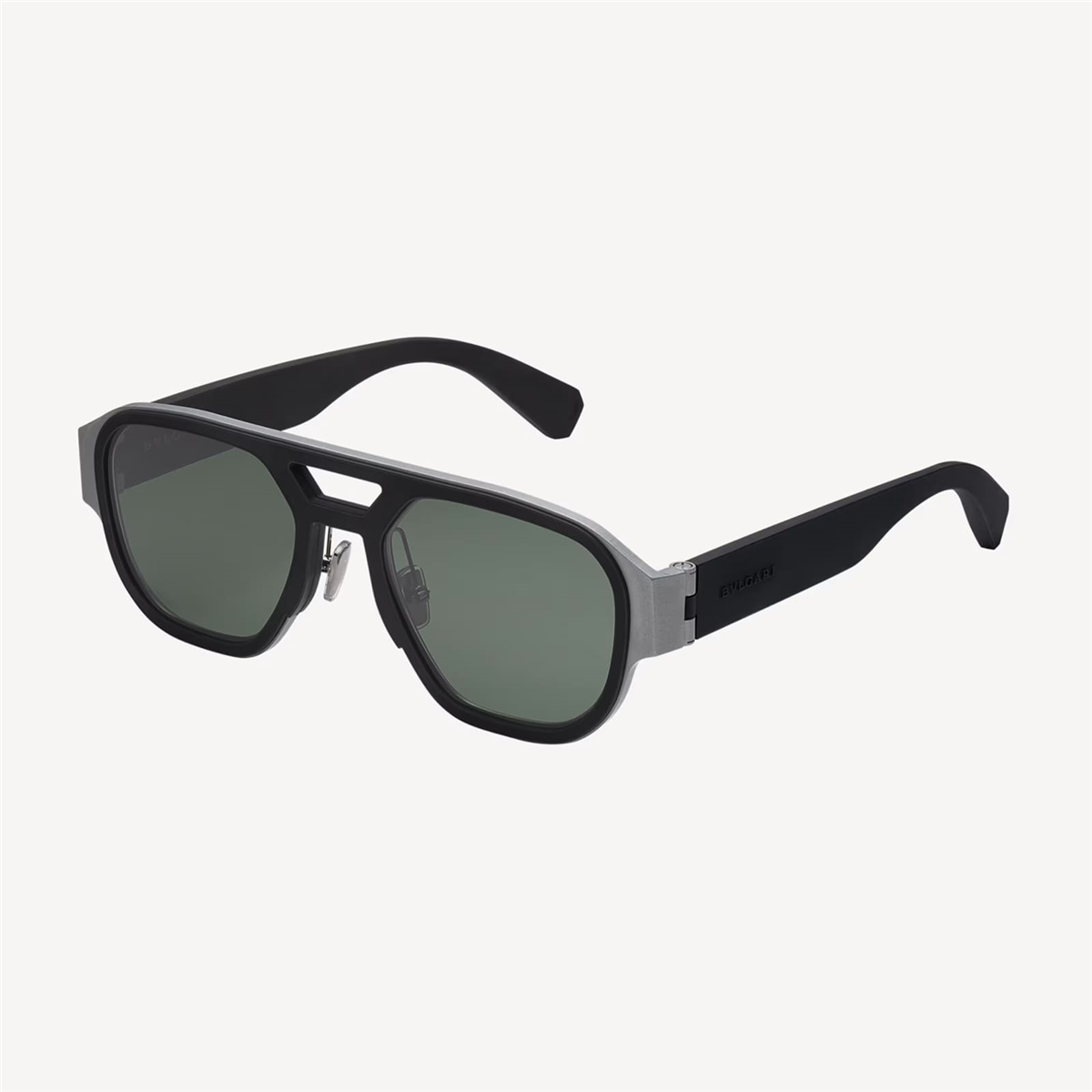Bvlgari Bvlgari Aluminium BV 40023U 02N Siyah Geometrik Erkek Güneş Gözlüğü | Brandeyes