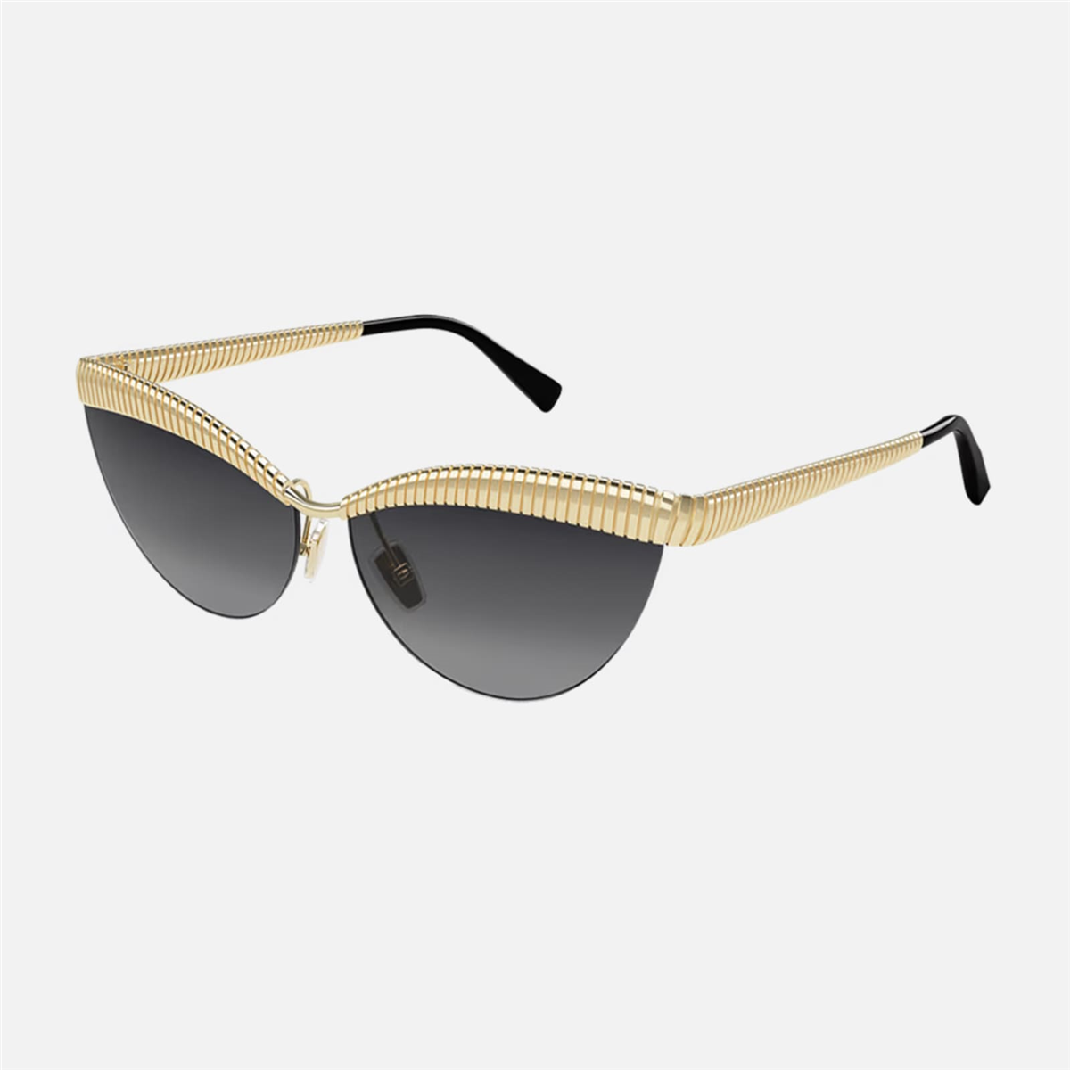 Bvlgari Tubogas BV 40056U 32B Gold Cat Eye Kadın Güneş Gözlüğü | Brandeyes