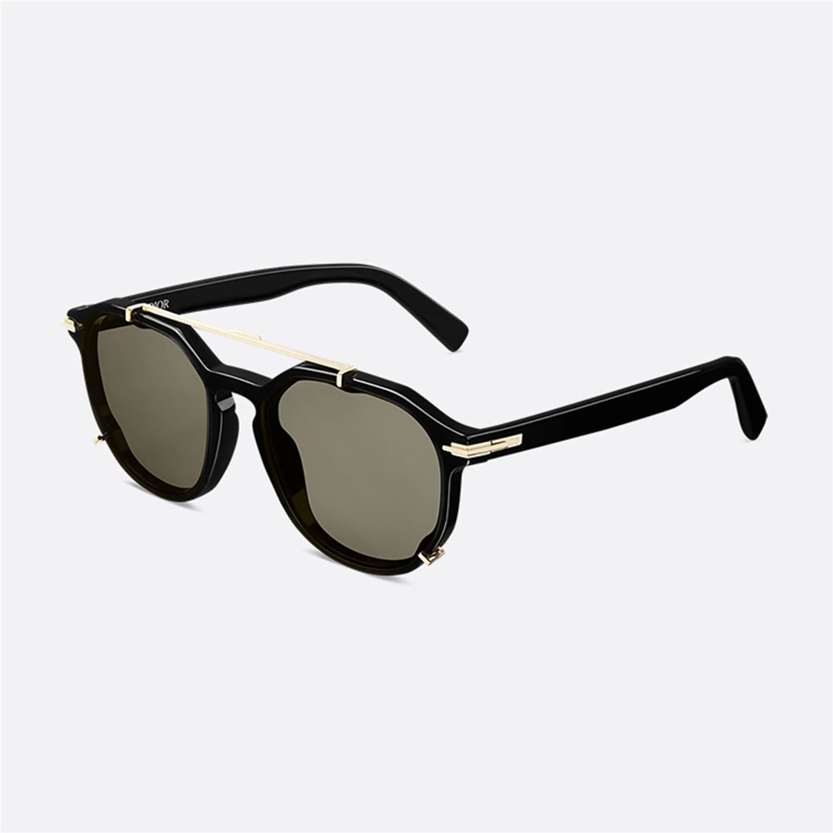 Dior DiorBlacksuit RI 10C0 Oval Siyah Erkek Güneş Gözlüğü
