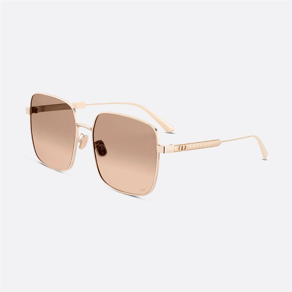 DIORCANNAGE S1U D0L6 Kare Rose Gold Kadın Güneş Gözlüğü | Brandeyes