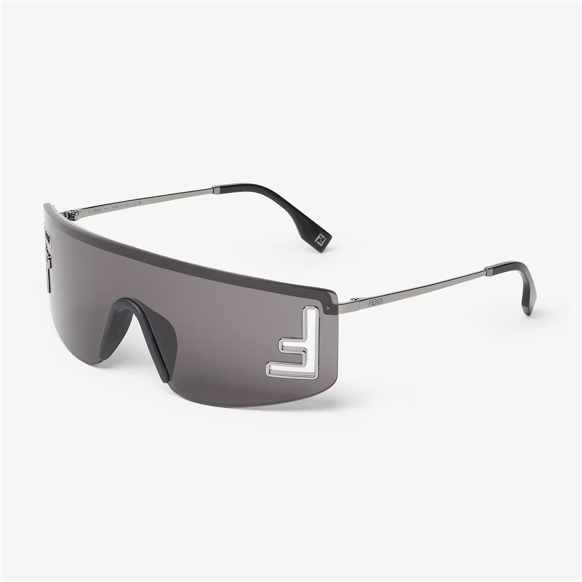 FENDI Sport Maske Silver Erkek Güneş Gözlüğü