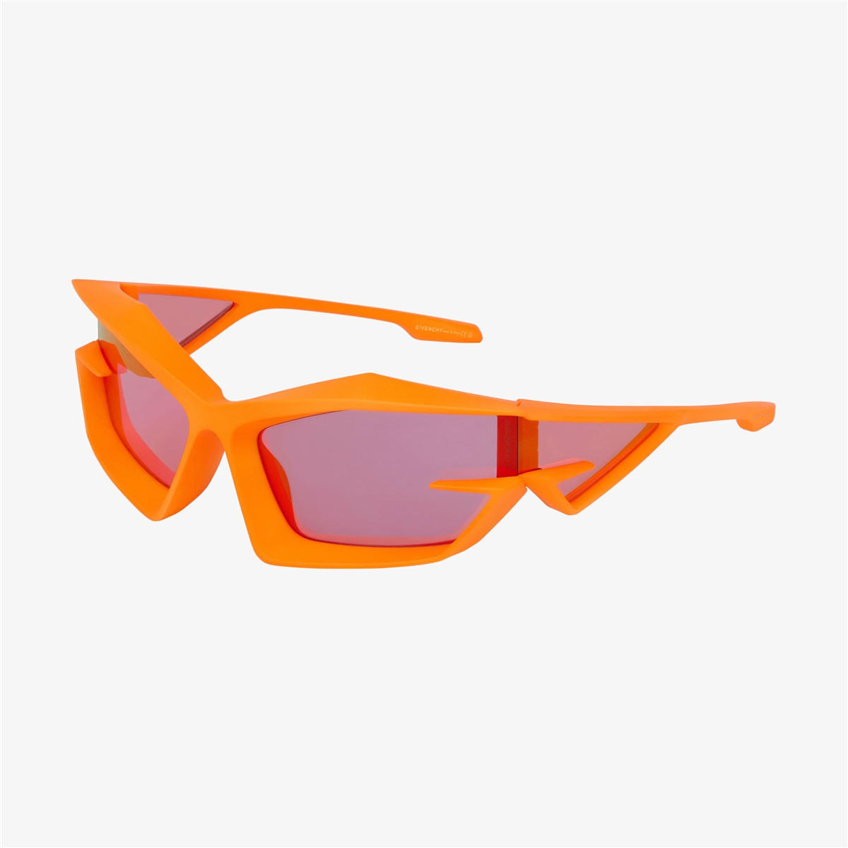 Givenchy Giv Cut Geometrik Turuncu Unisex Güneş Gözlüğü | Brandeyes