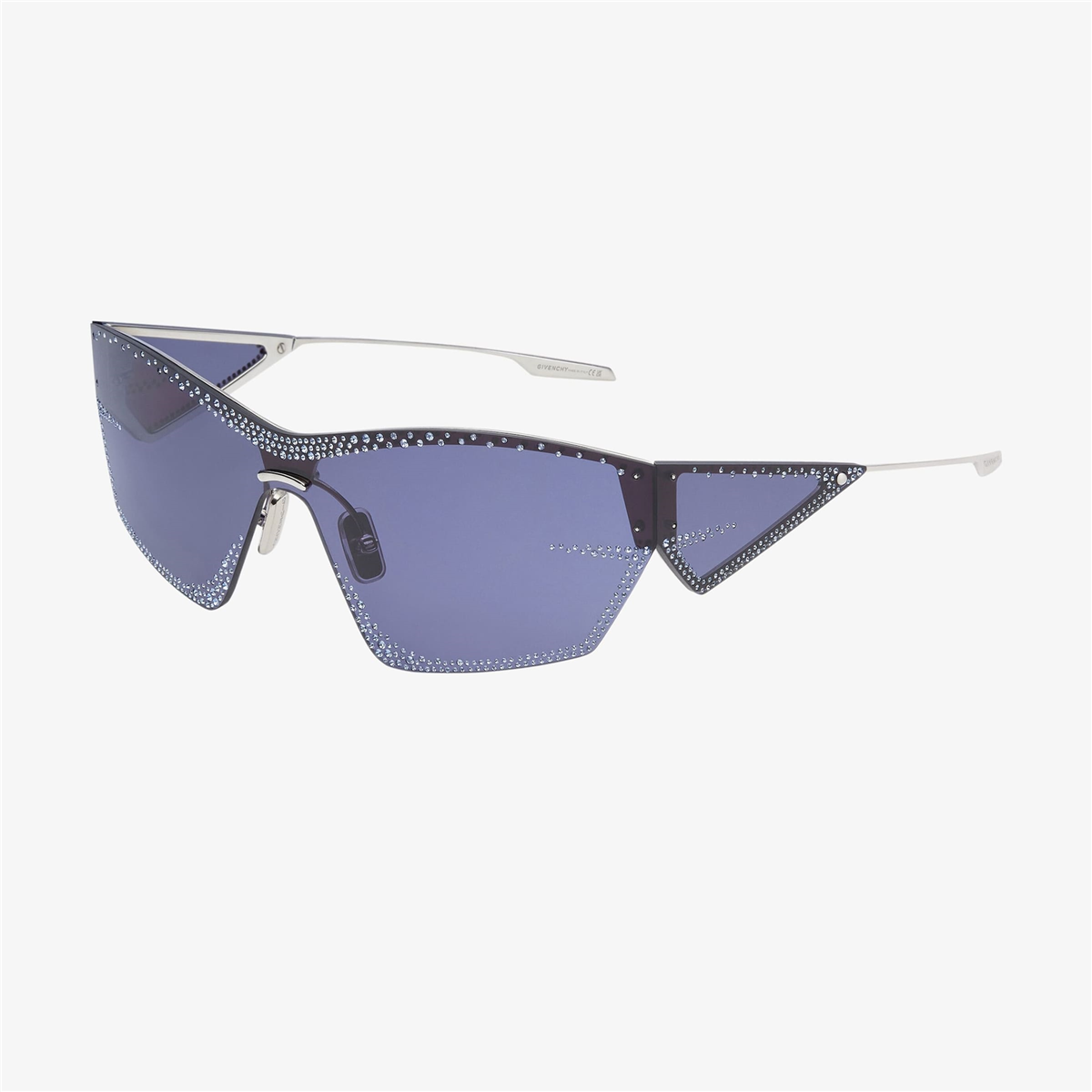 Givenchy Giv Cut Strass Geometrik Silver Kadın Güneş Gözlüğü | Brandeyes