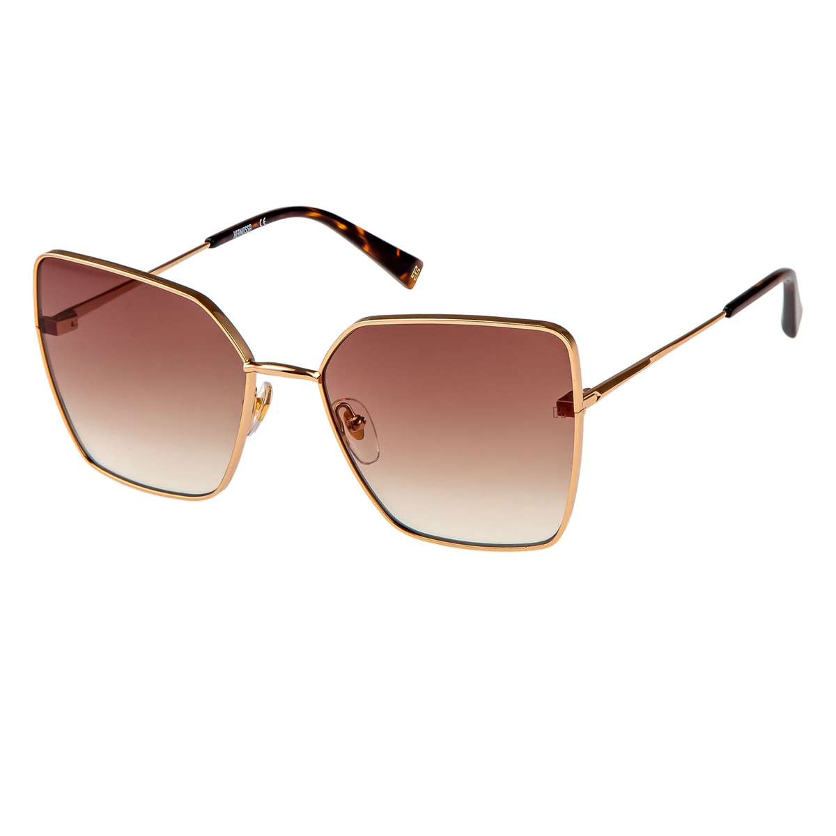 Hermossa HM 1563 C2 Gold Kelebek Kadın Güneş Gözlüğü | Brandeyes
