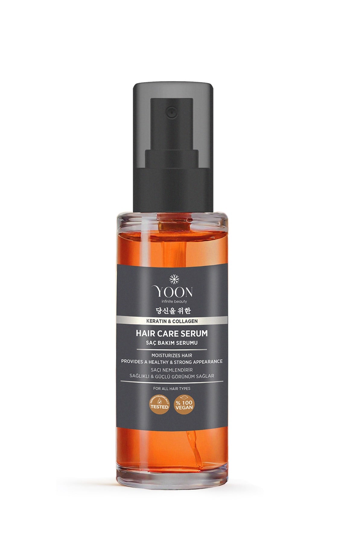 Durulanmayan Saç Bakım Serumu, Kabarma Karşıtı, Saç Tellerini Nemlendiren, Güçlendirici Serum 100ml