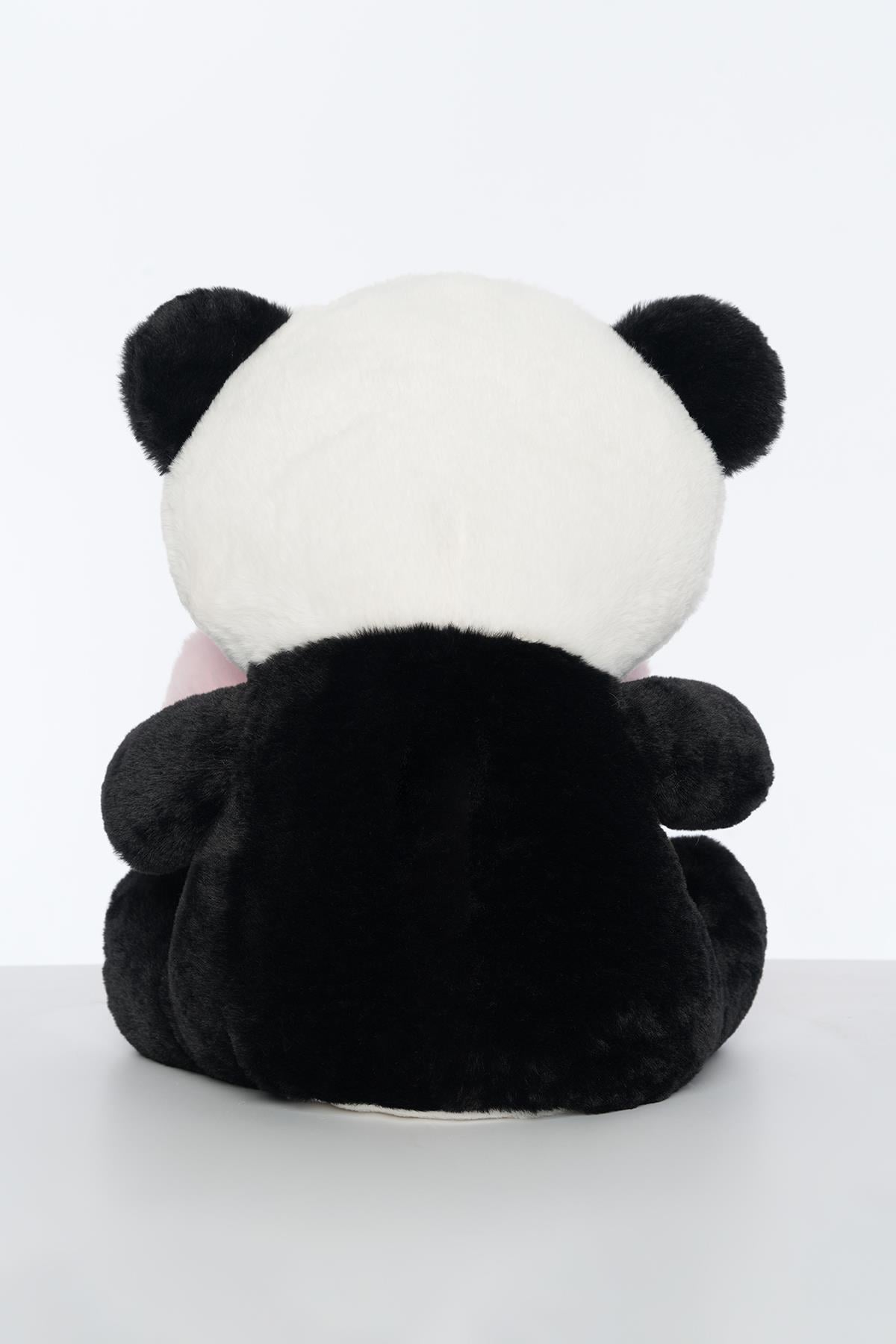 Kalpli Panda Peluş Oyuncak- 45 Cm