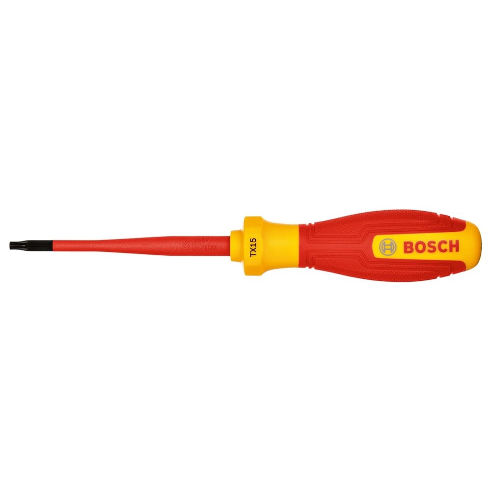 BOSCH T15 Torx Uçlu Tornavida Izoleli PRO VDE 75 mm