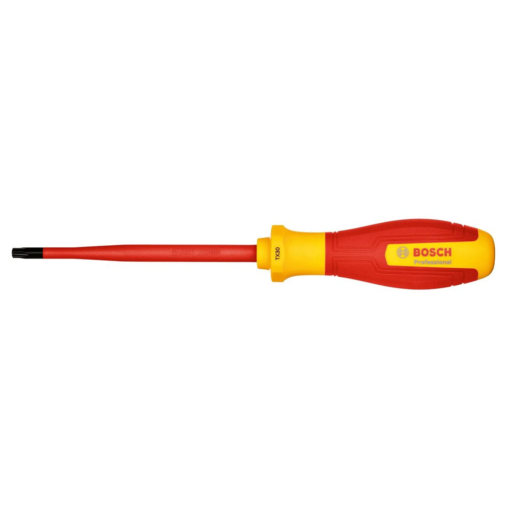 BOSCH T30 Torx Uçlu Tornavida Izoleli PRO VDE 125 mm
