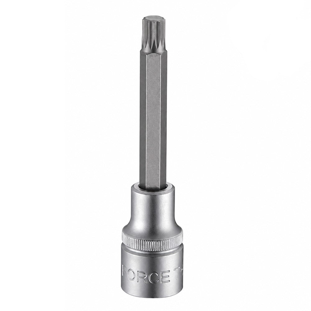 FORSAGE 1/2 M16 Lokmalı Spline Bits Uç Uzun 100 mm